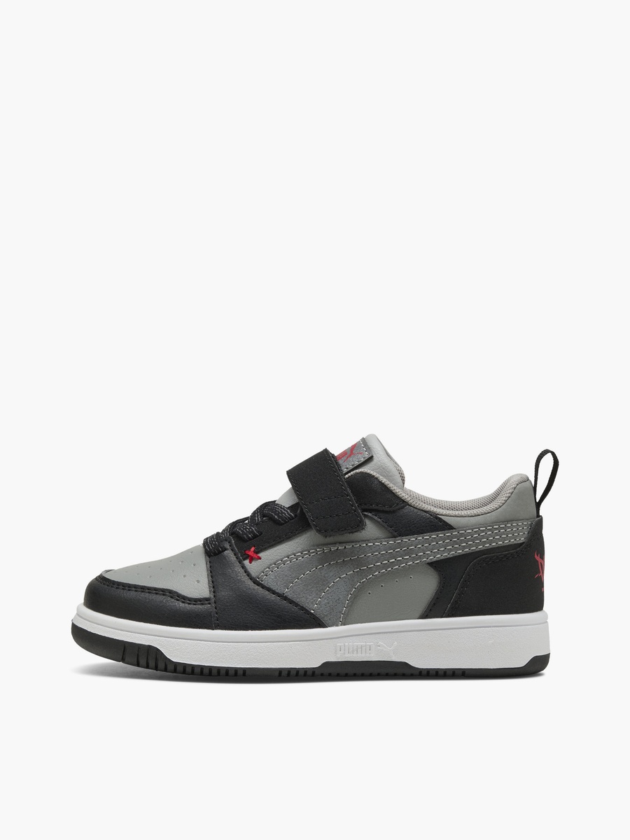 Kids Rebound V6 Lo MID 90s Hook and Loop Sneakers
