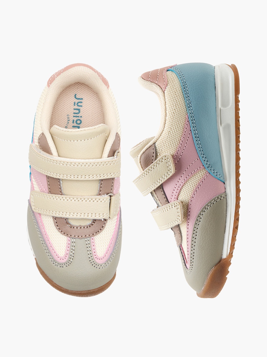 Girls Hook and Loop Ankle Sneakers