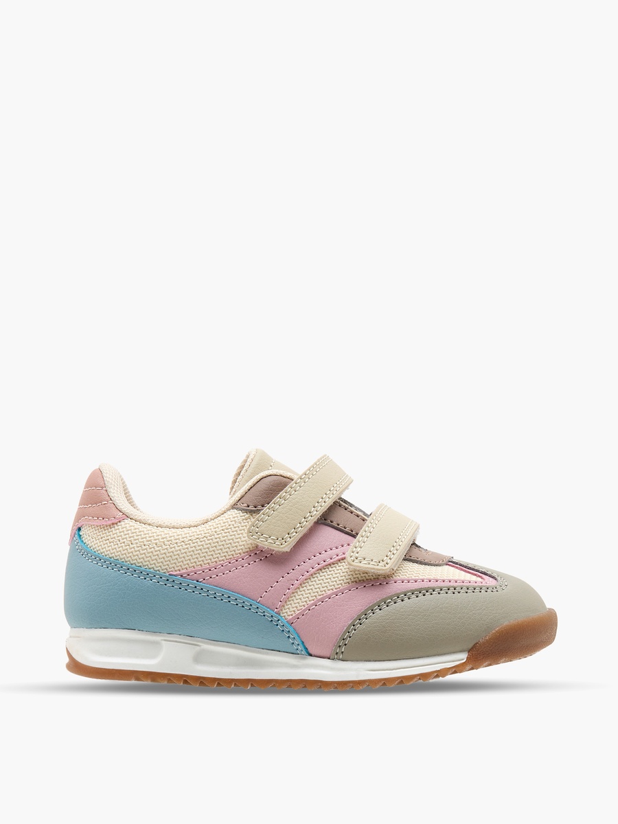 Girls Hook and Loop Ankle Sneakers