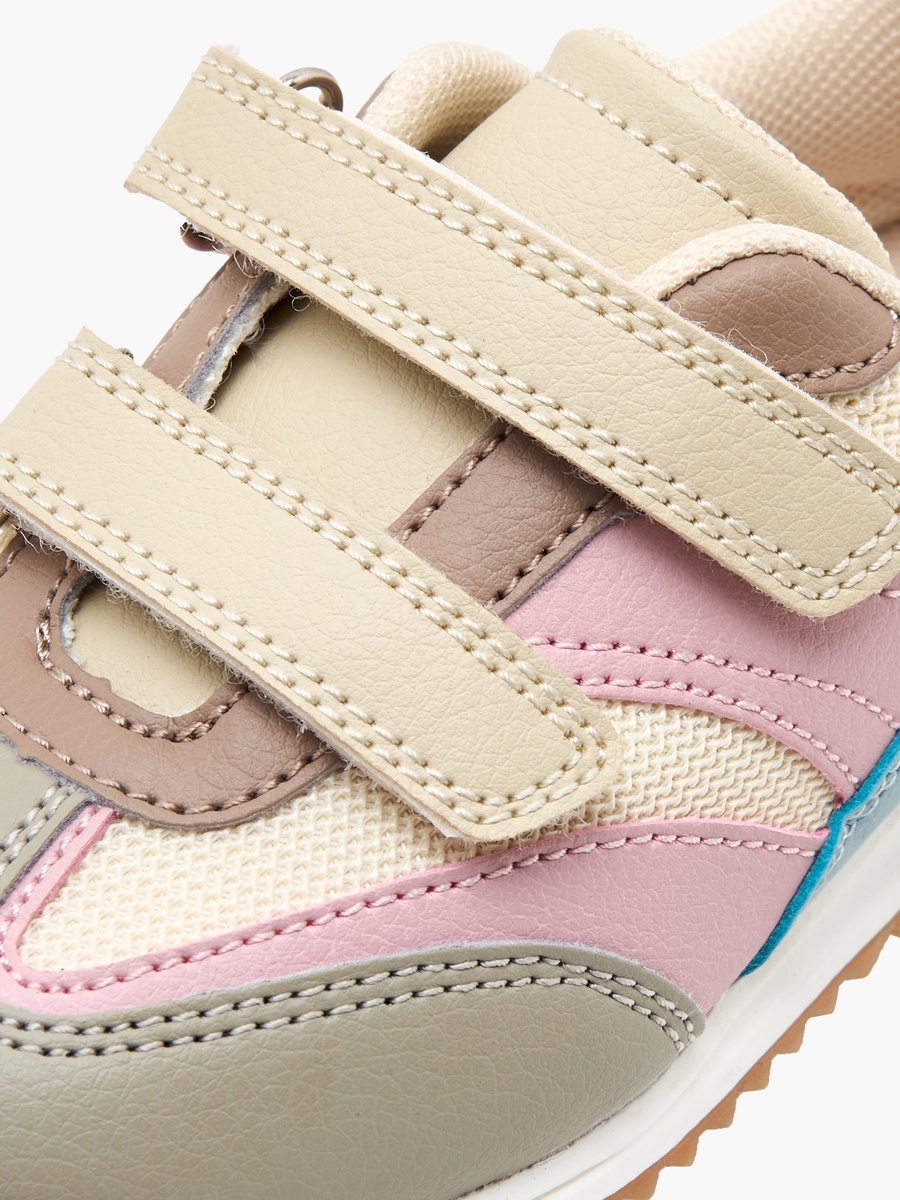 Girls Hook and Loop Ankle Sneakers