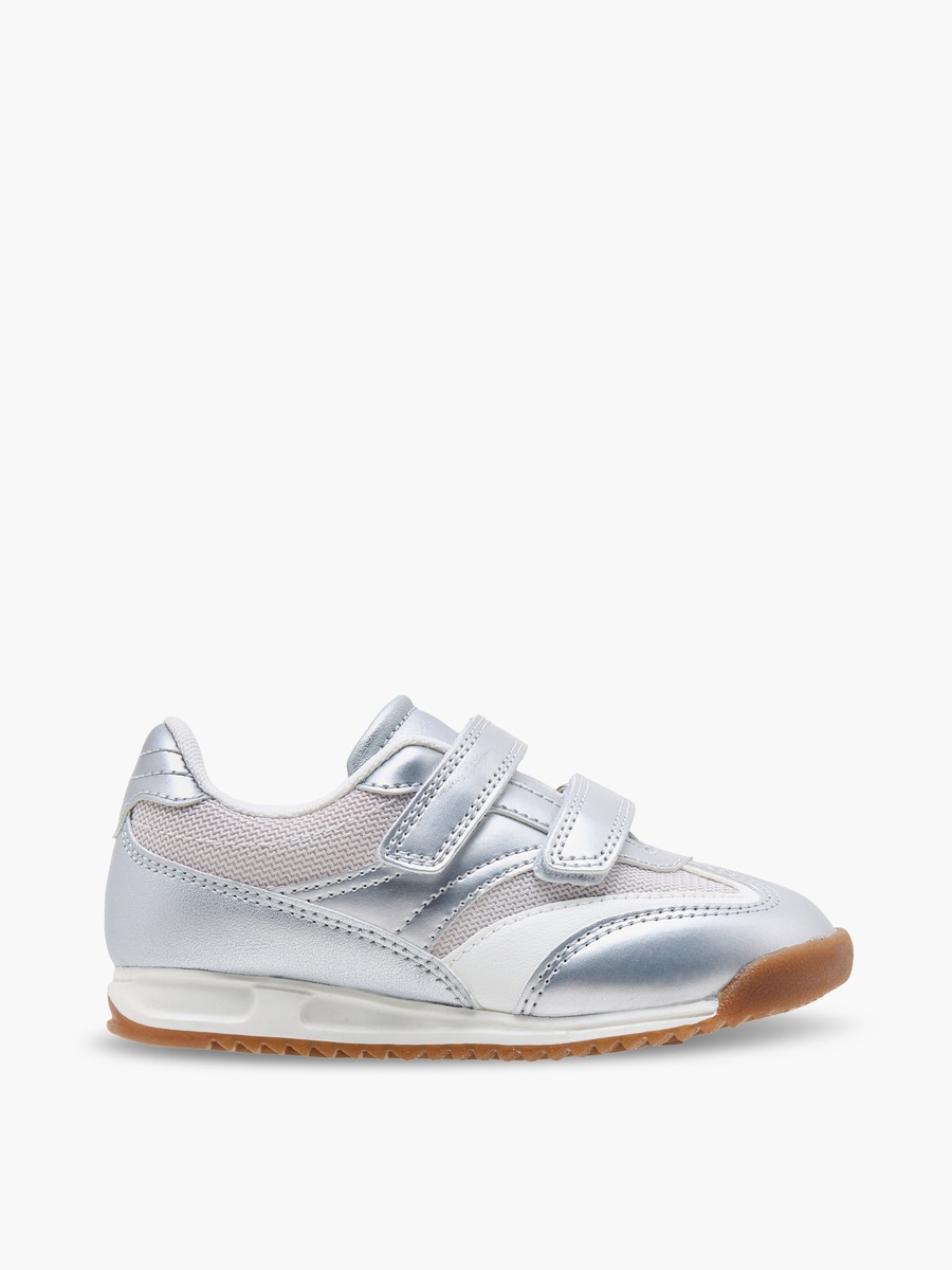 Girls Hook and Loop Ankle Sneakers