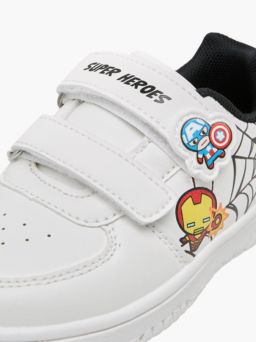 Boys Hook and Loop Ankle Sneakers