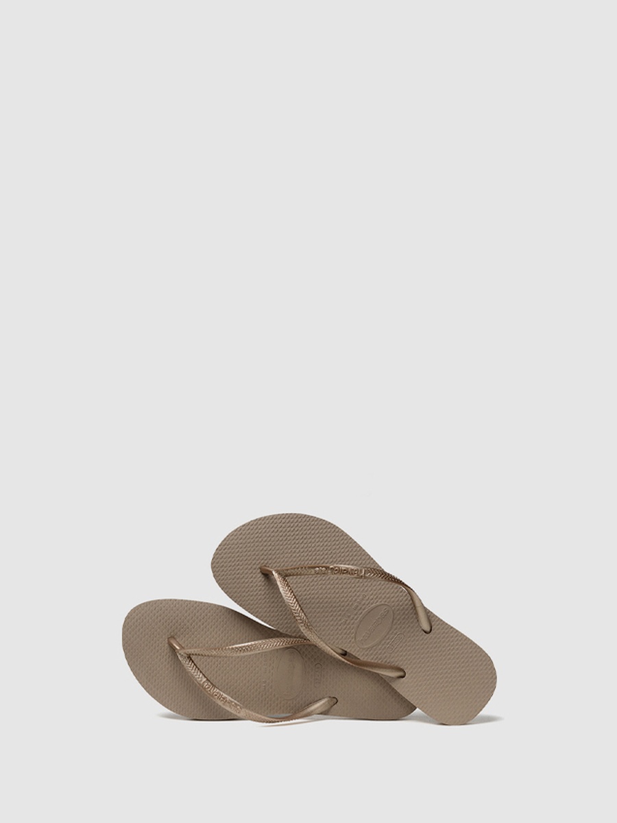 Slim Plain Flip Flops