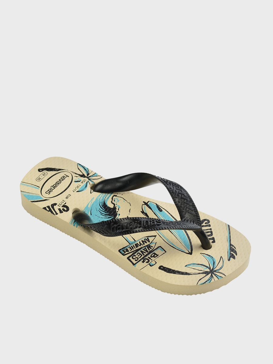 Kids Athletic Printed Flip Flops