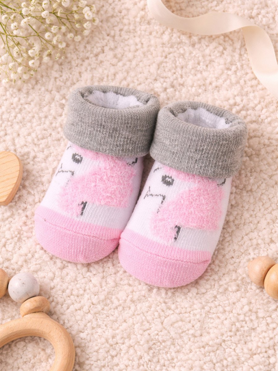 Baby Blush Pink Socks Gift Box Set 0-6M