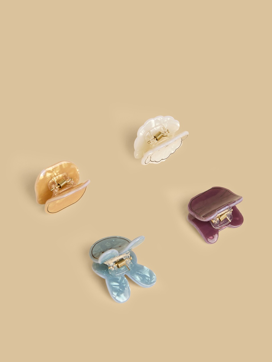 Pack of 4 - Animal Shaped Hair Clamp