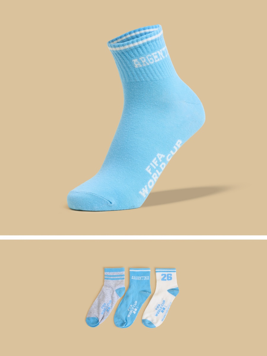 Pack of 3 - FIFA Print Socks