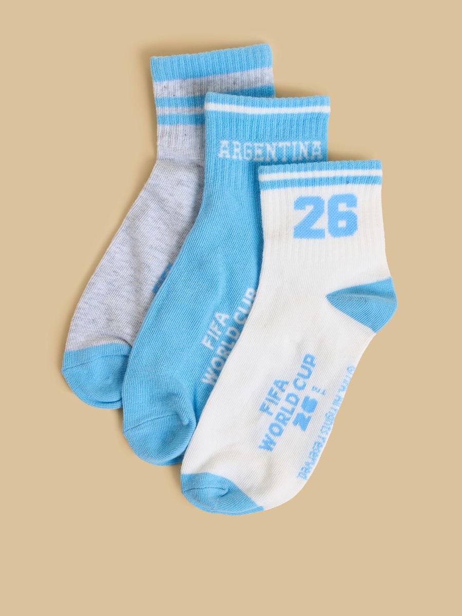 Pack of 3 - FIFA Print Socks