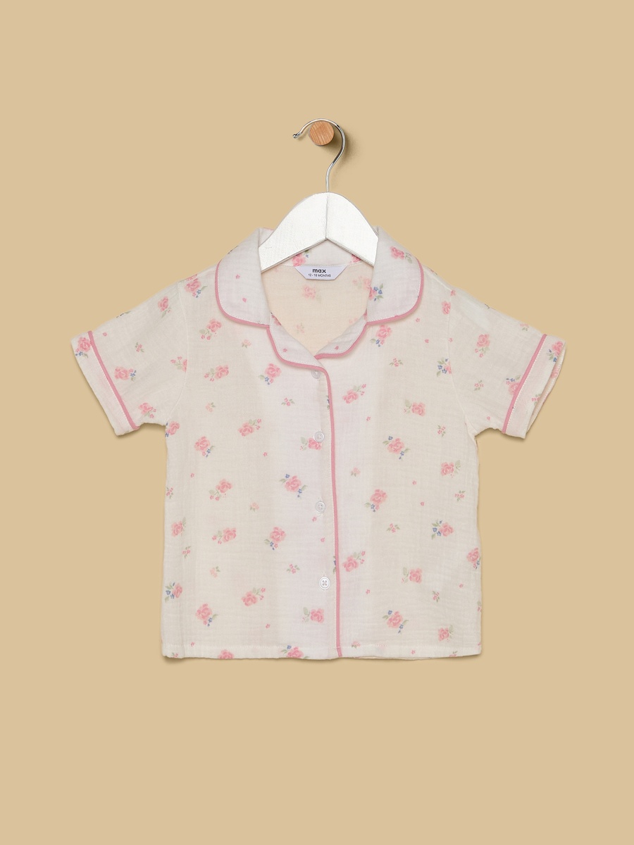Floral Print Shorts Set