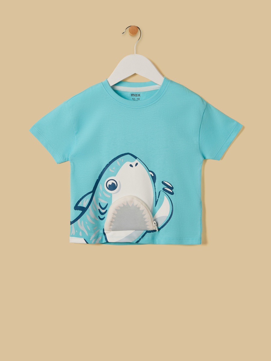 Shark 3D Print T-Shirt and Shorts Set