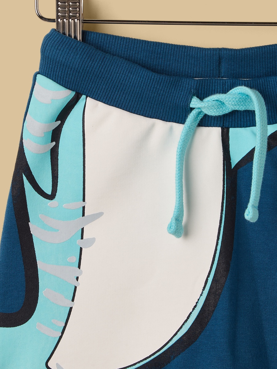 Shark 3D Print T-Shirt and Shorts Set