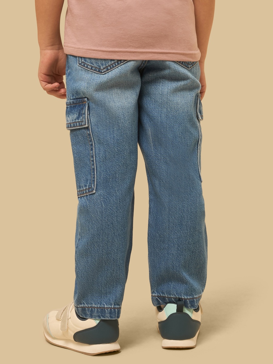 Pull-On Cargo Jeans