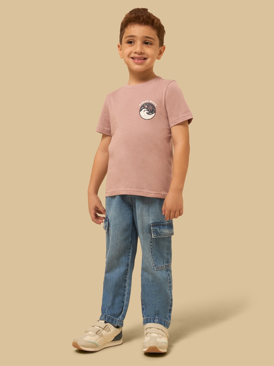 Pull-On Cargo Jeans
