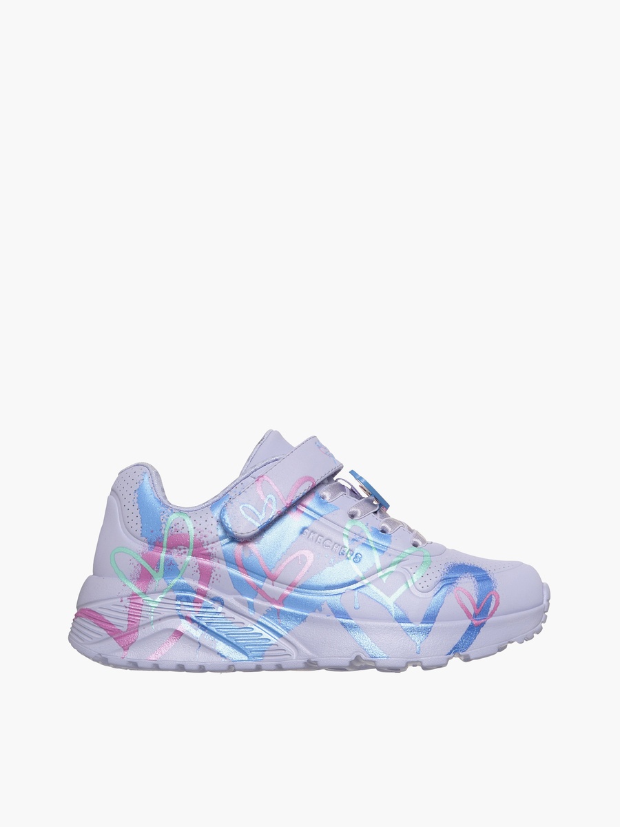 Girls UNO LITE Hook and Loop Sneakers