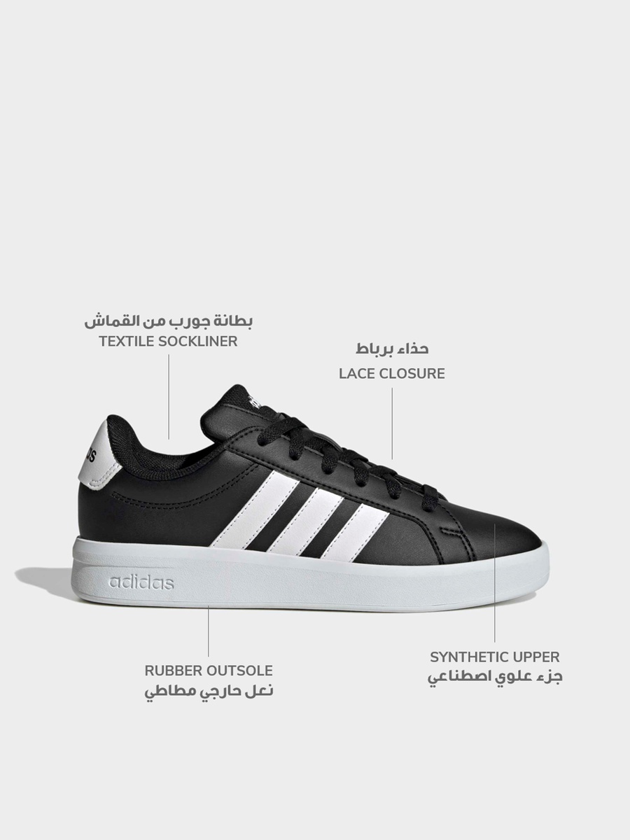 Boys Grand Court 3.0 Lace-Up Sneakers
