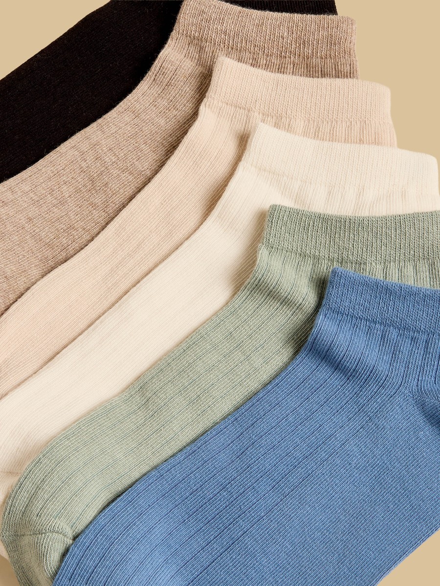 Pack of 6 - Textured Socks