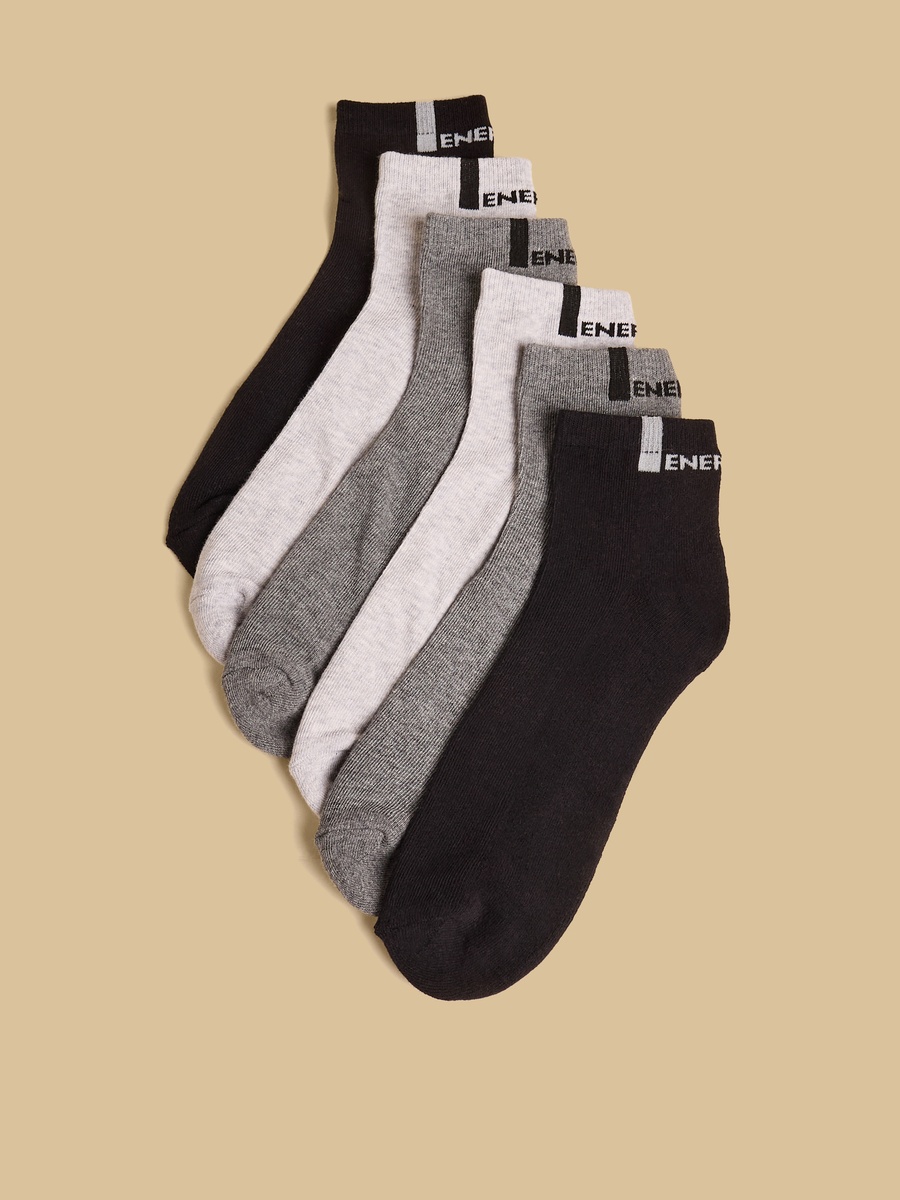 Pack of 3 - Half Terry Ankle Length Sports Socks