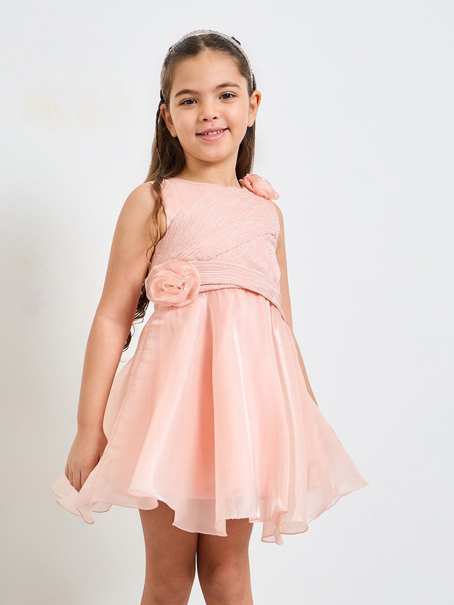 Girls A-Line Knee-Length Dress
