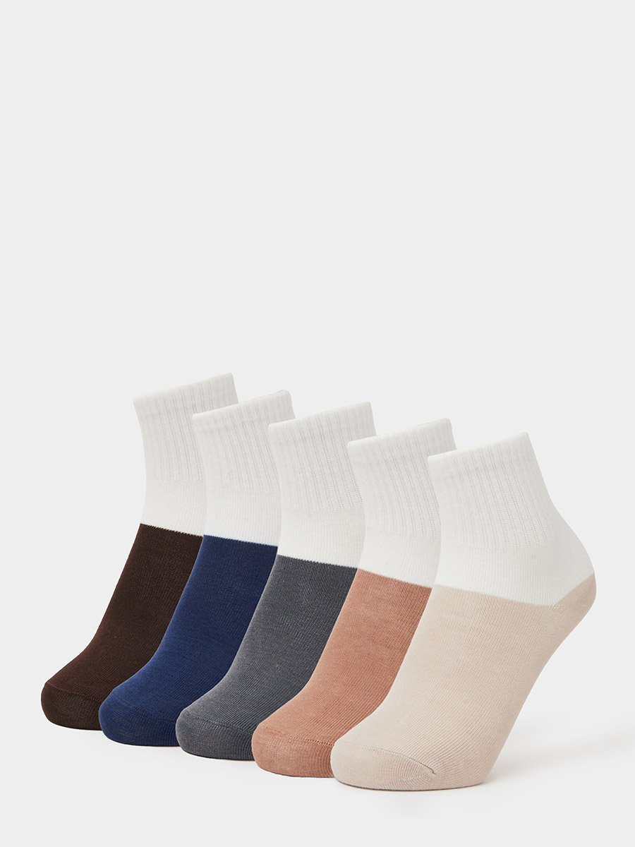 Pack of 5 - Kids Multi-Color Crew Socks