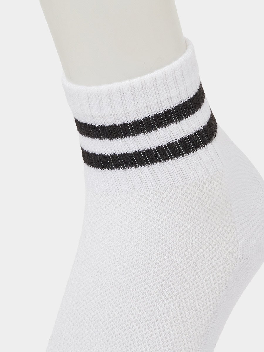 Pack of 3 - Kids Striped Ankle Socks