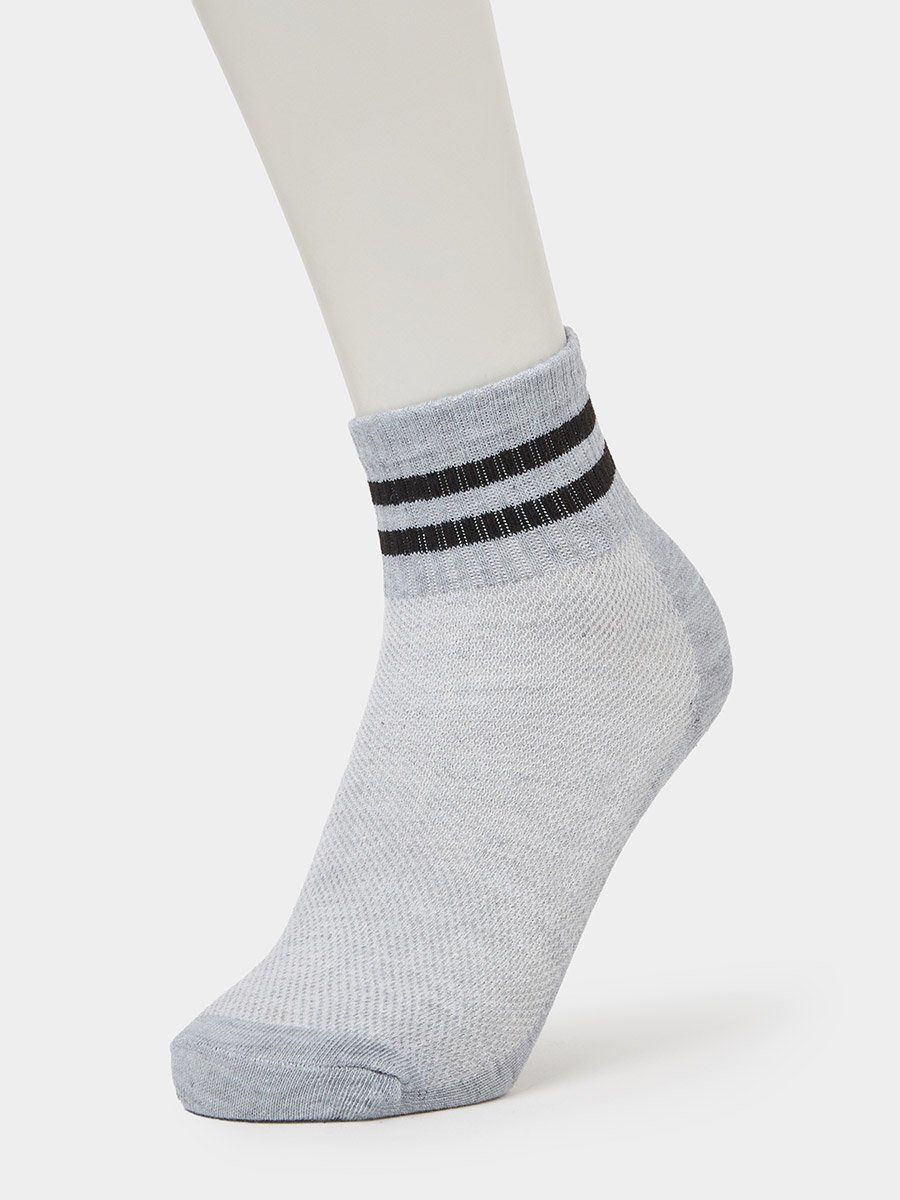 Pack of 3 - Kids Striped Ankle Socks