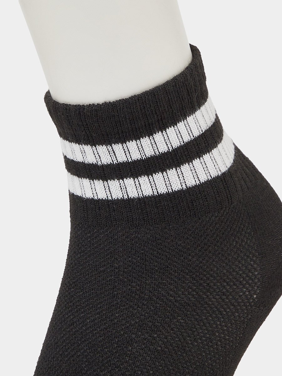 Pack of 3 - Kids Striped Ankle Socks
