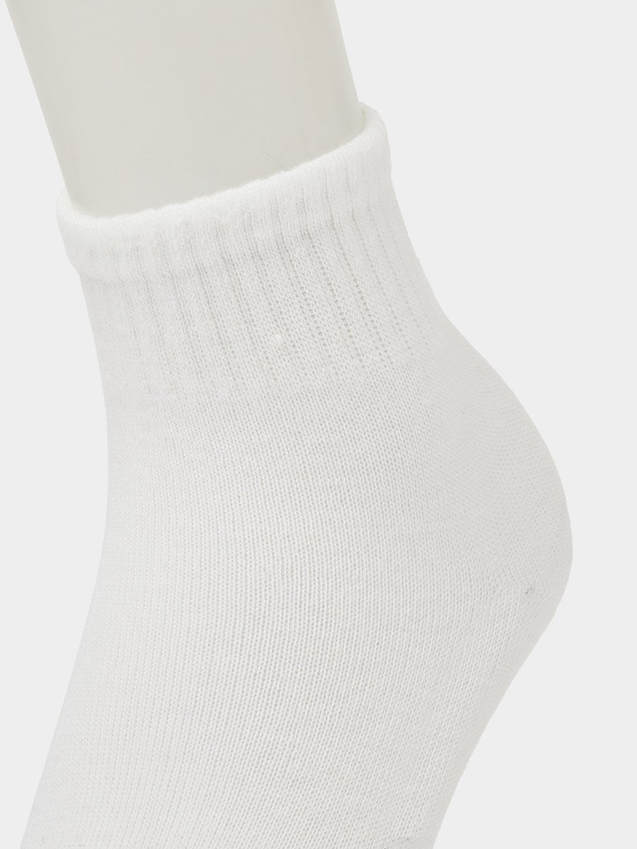 Kids White Ankle Length Socks
