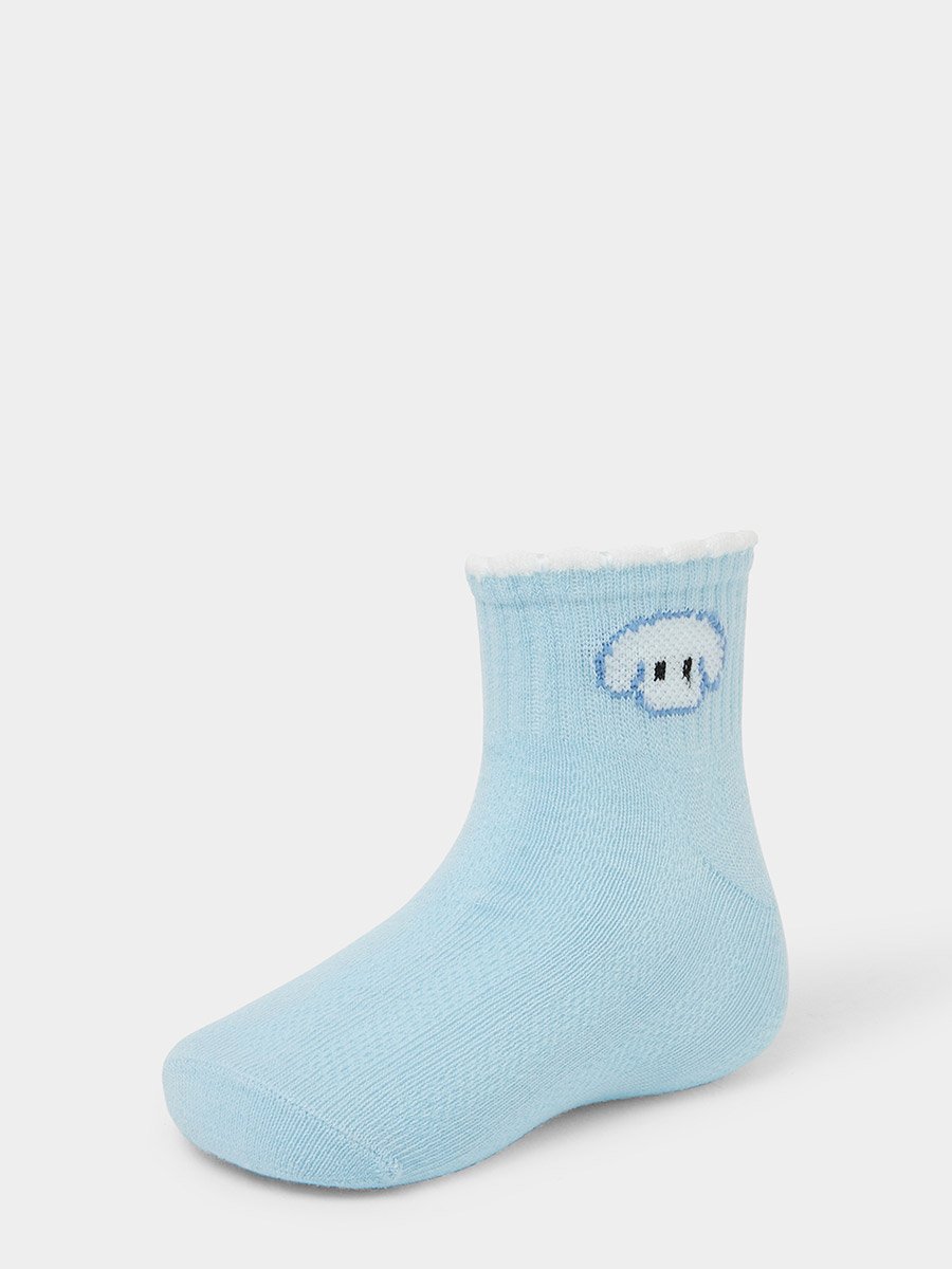 Girls Pack of 5 - Ribbed Ankle Socks