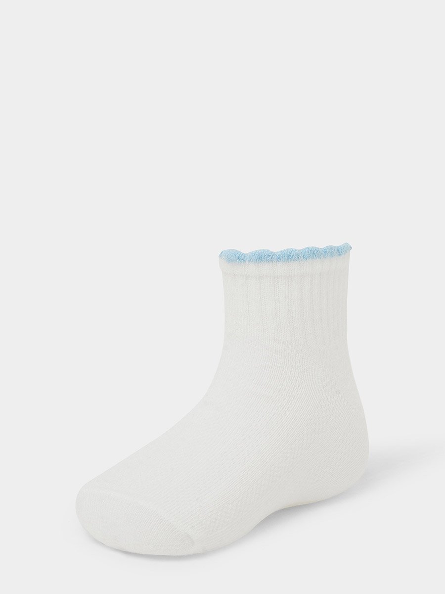 Girls Pack of 5 - Ribbed Ankle Socks
