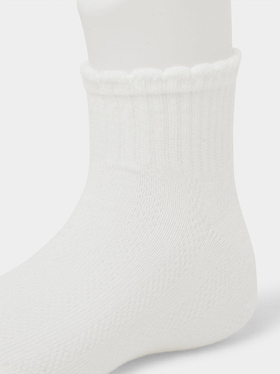 Girls Pack of 5 - Ribbed Ankle Socks