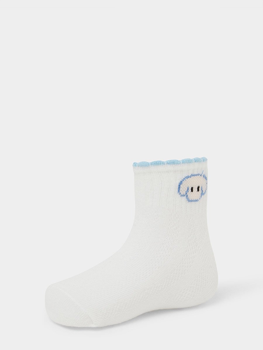 Girls Pack of 5 - Ribbed Ankle Socks