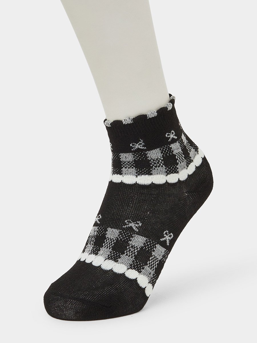 Girls Pack of 5 - Bow Detail Ankle Socks