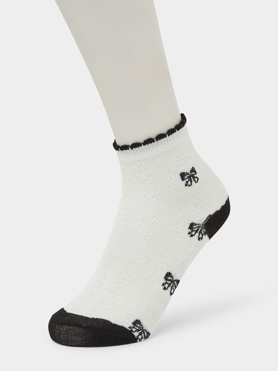 Girls Pack of 5 - Bow Detail Ankle Socks