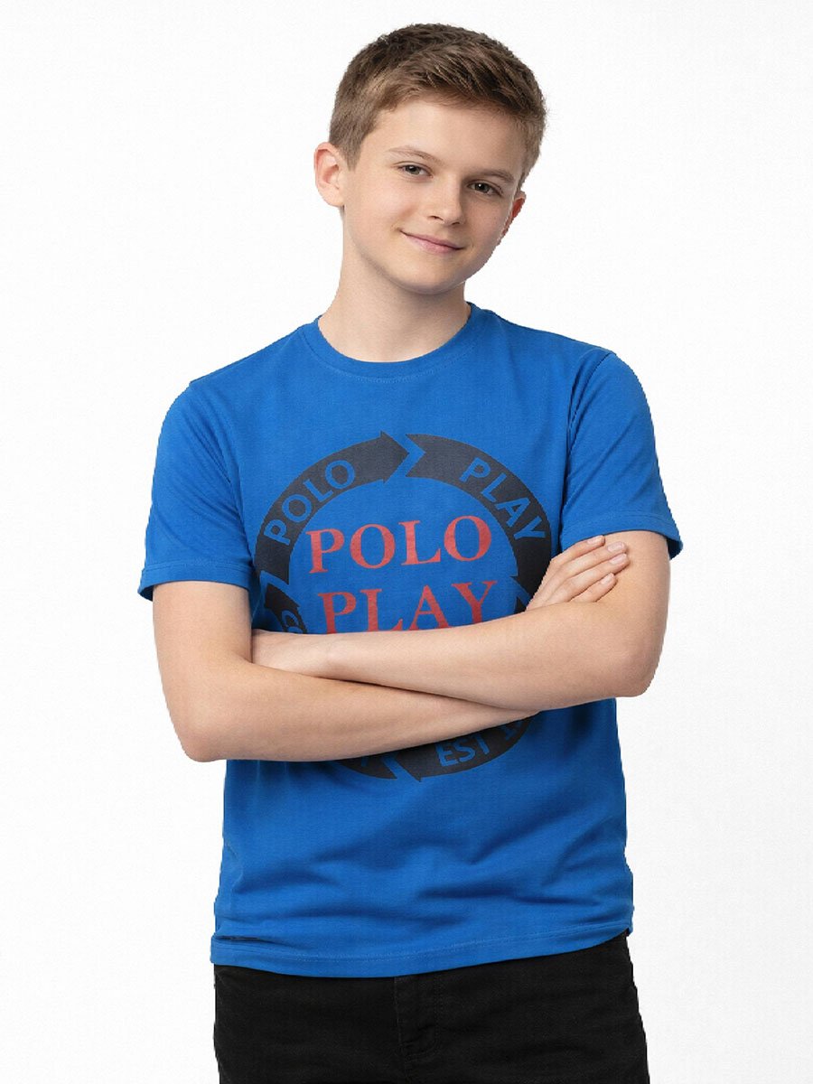 Teen Boys Graphic Logo Crew Neck T-Shirt