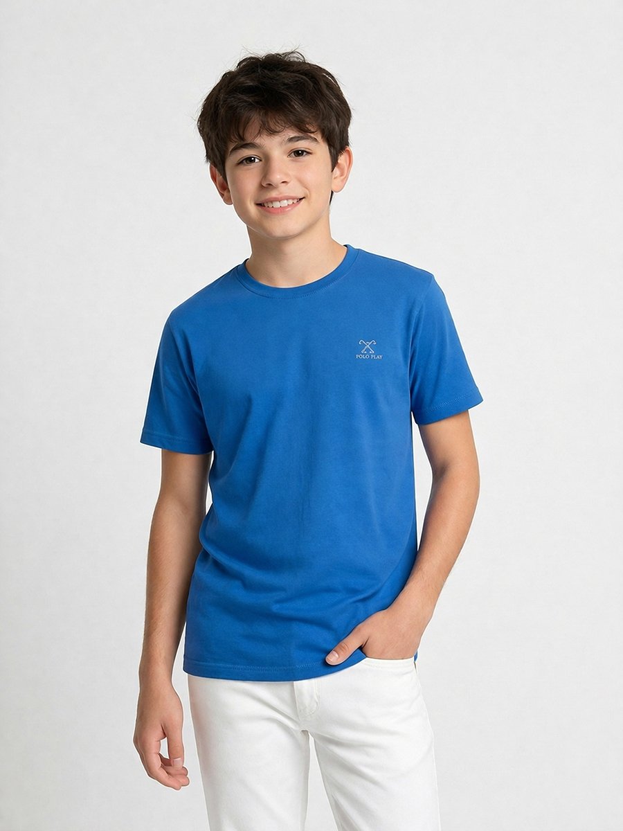 Teen Boys Graphic Logo Crew Neck T-Shirt