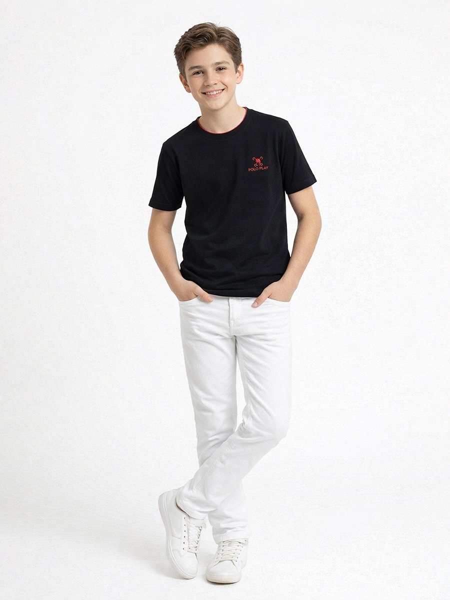Teen Boys Logo Crew Neck T-Shirt