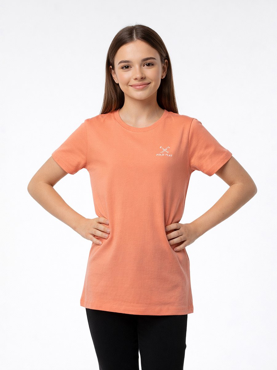 Teen Girls Logo Crew Neck T-Shirt
