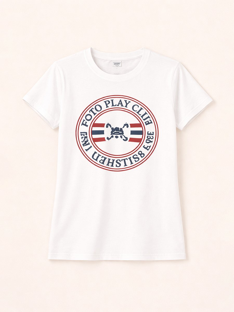 Teen Girls Graphic Logo Crew Neck T-Shirt