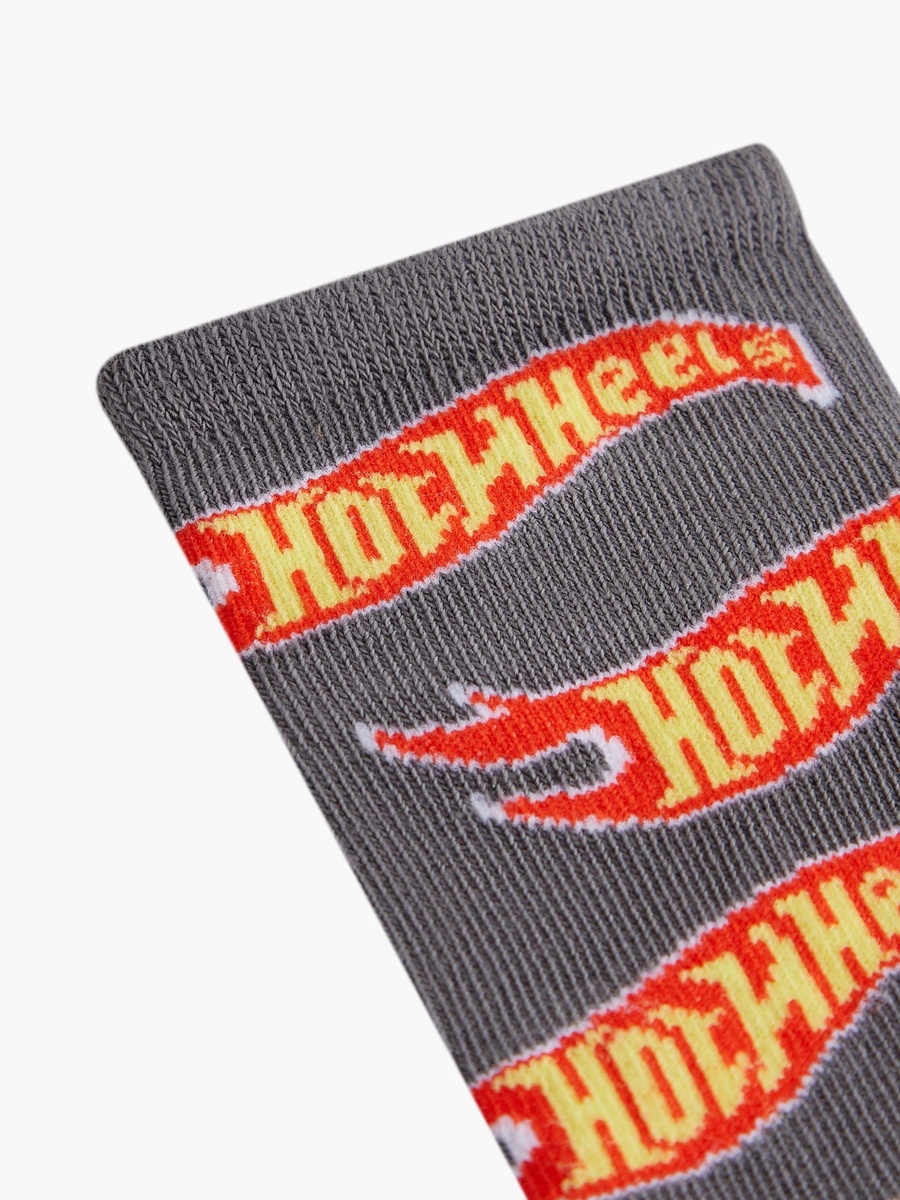 Hot Wheels Detail Ankle Length Socks - Set of 3