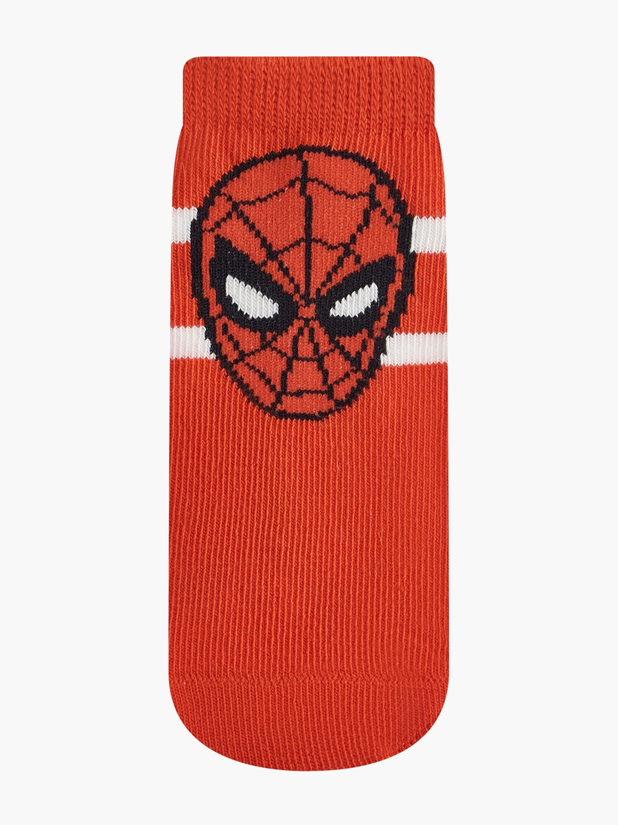 Superhero Print Ankle Length Socks - Set of 3