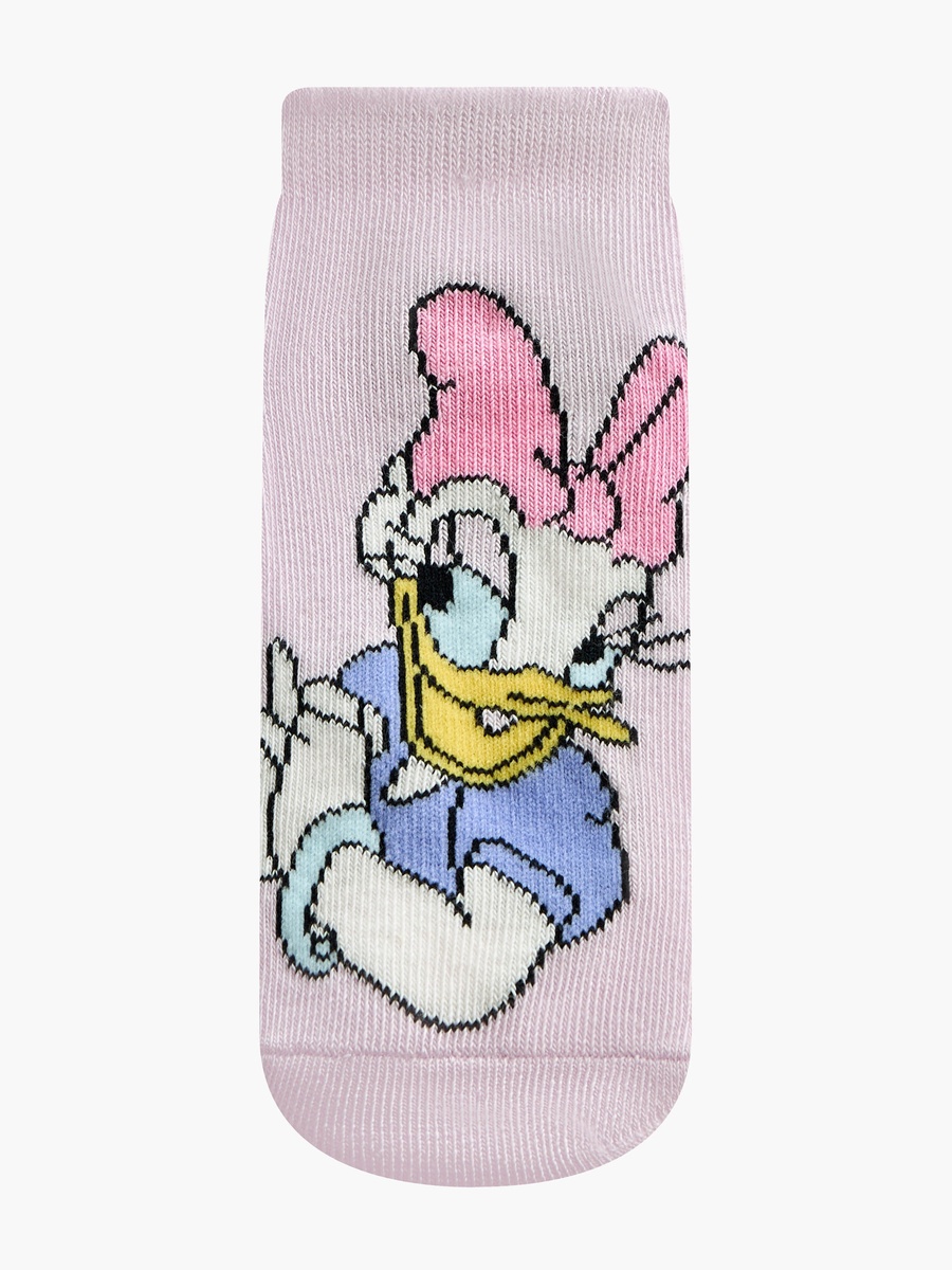 Daisy Duck Print Ankle Length Socks - Set of 3