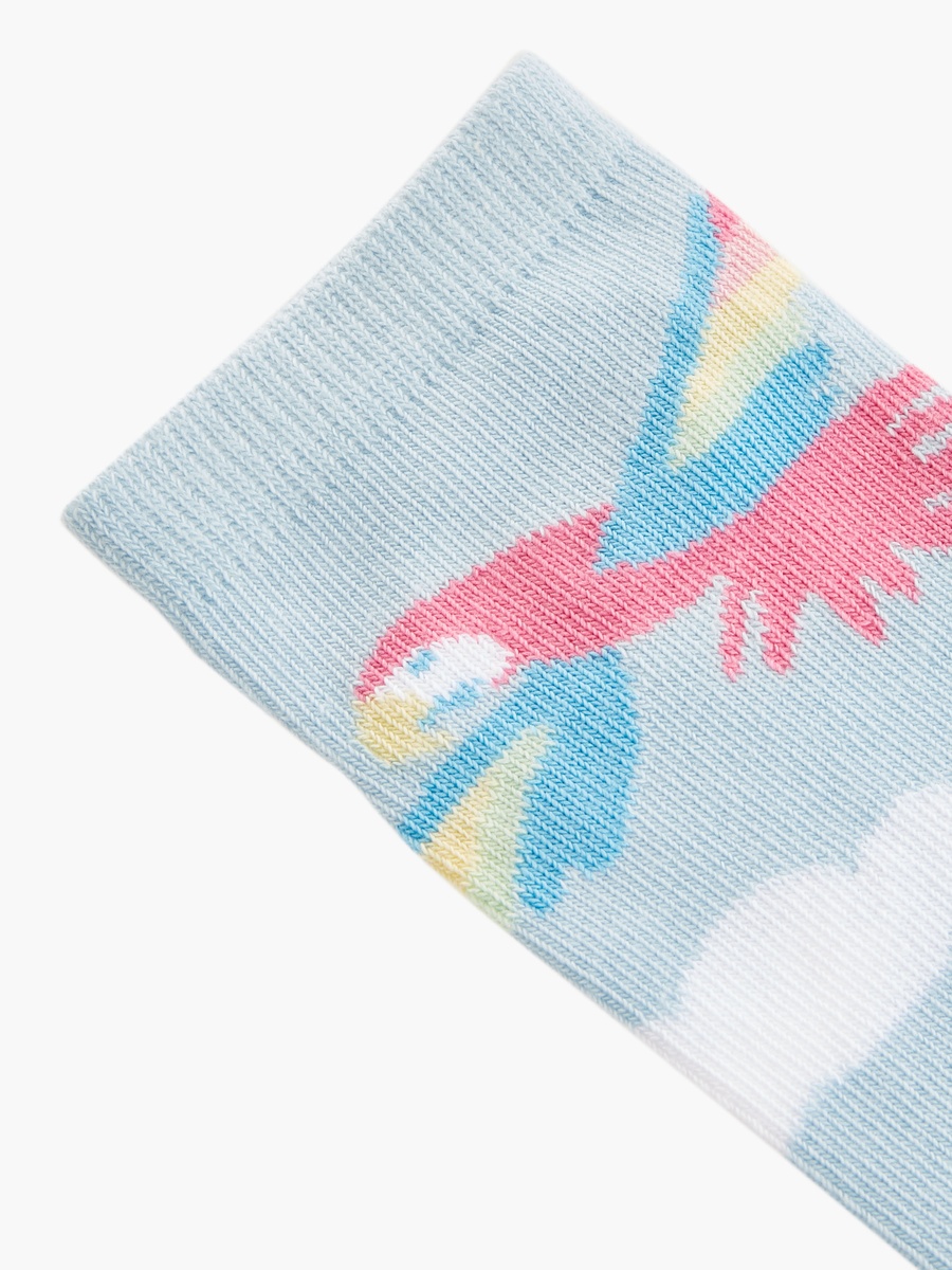 Printed Ankle Length Socks - Set of 3