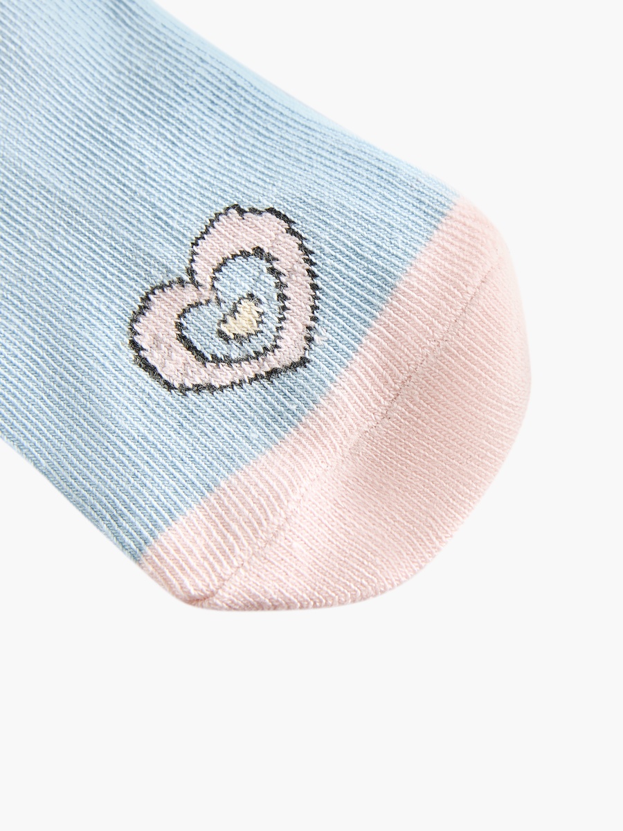 Pack of 7 Baby Girls Socks with Days of the Week Print
