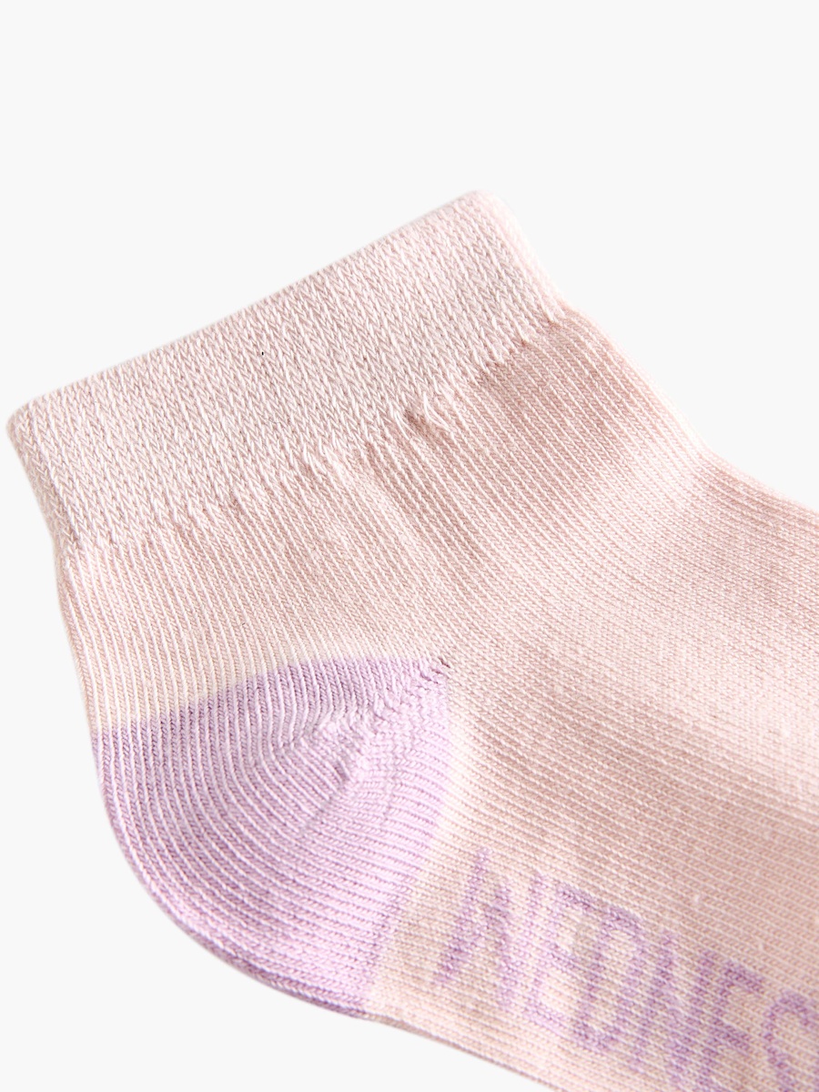 Pack of 7 Baby Girls Socks with Days of the Week Print