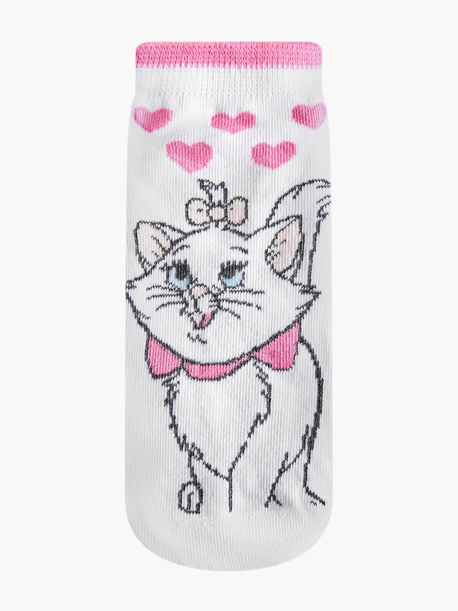 Pack of 5 Baby Girls Socks with Marie Print