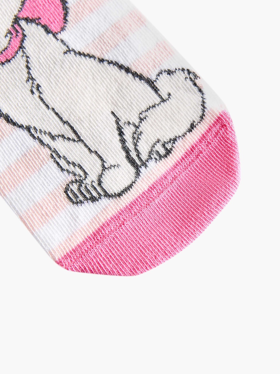 Pack of 5 Baby Girls Socks with Marie Print