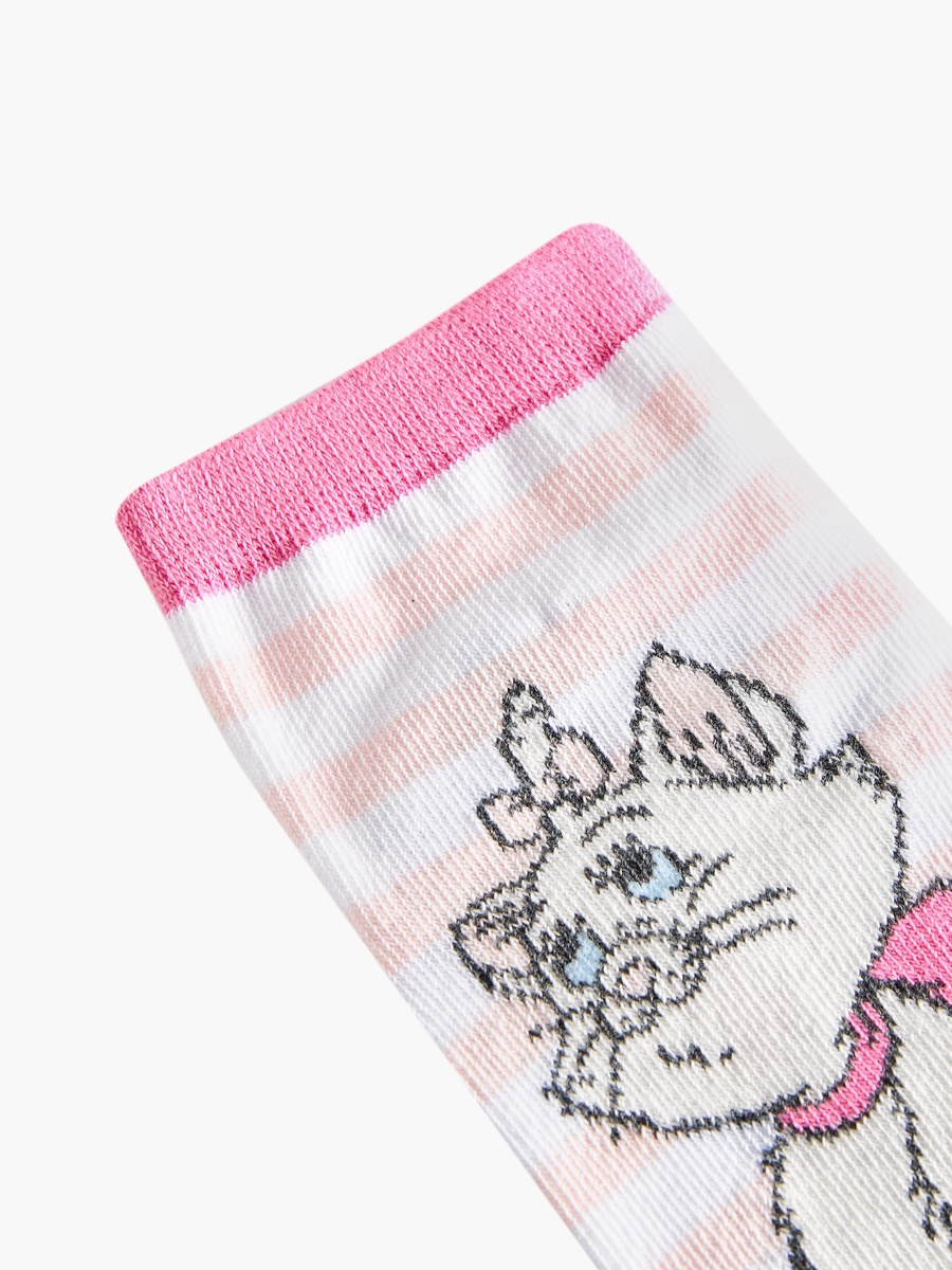 Pack of 5 Baby Girls Socks with Marie Print