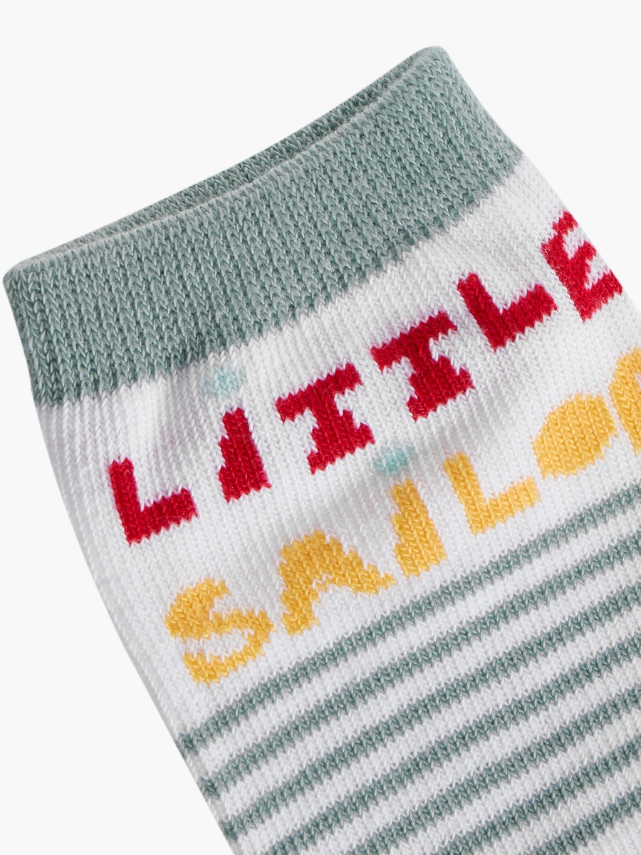Nautical Print Socks - Set of 7