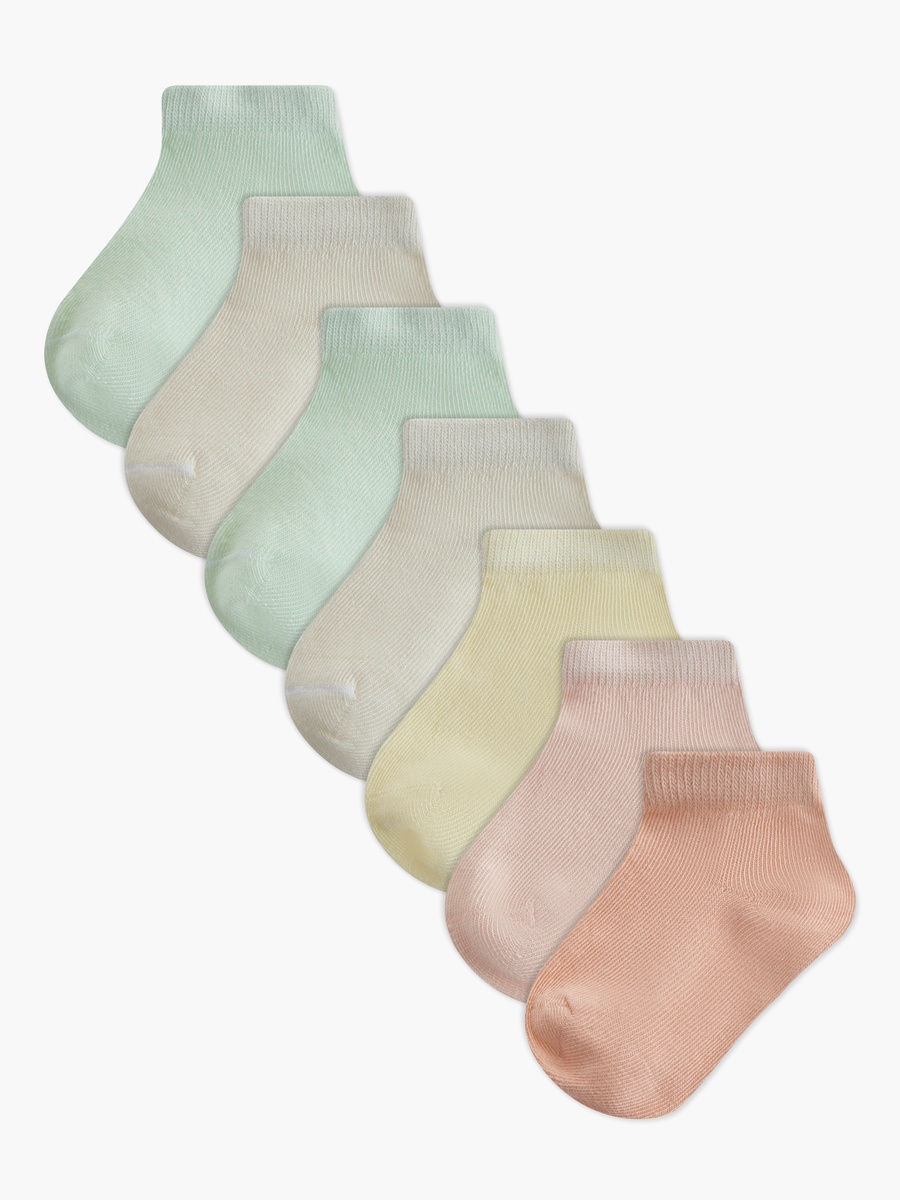 Pack of 7 Baby Boys Textured Socks
