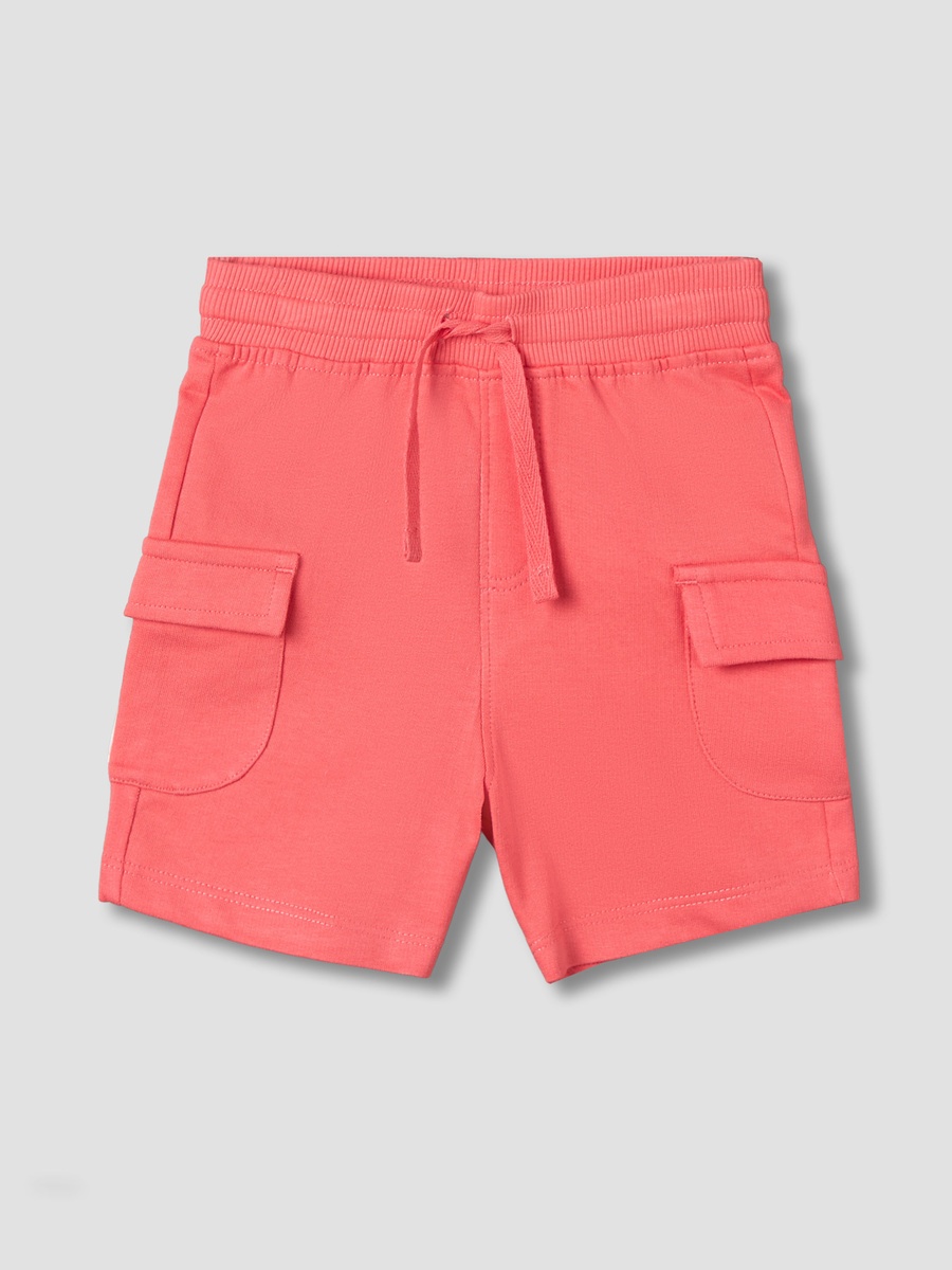 Pack of 2 Knee Length Drawstring Waist Shorts with Assorted Design